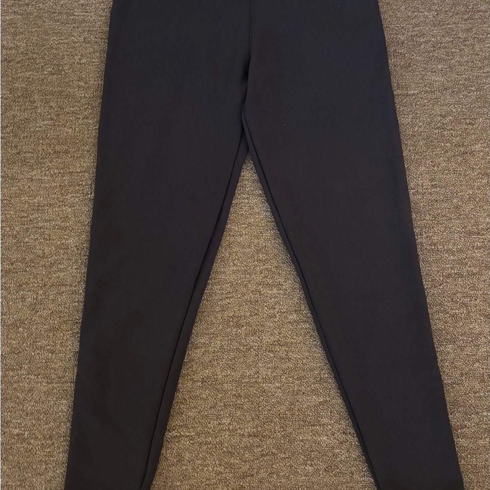 Cozy Cream Fleece Gray Leggings